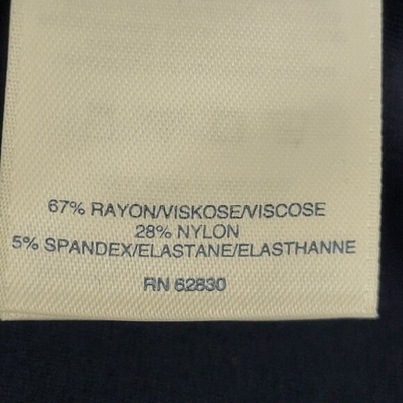 Lands' End Purple And Navy Blue Dress With Pockets Size 6 Petite - Picture 8 of 8